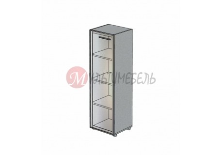 Шкаф со стеклянной дверью М-812 450х420х1451мм