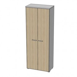 Шкаф высокий 76H006-0053 для одежды неглубокий дуб медовый