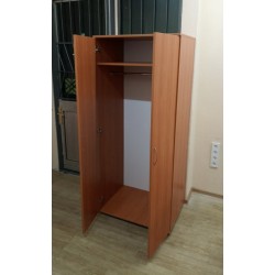 Шкаф для одежды двухстворчатый B-44 цвет вишня