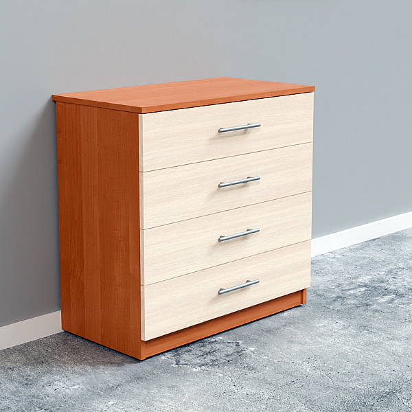 Комод МаМод-32 шириной 80 см на 4 выдвижных ящика фото.